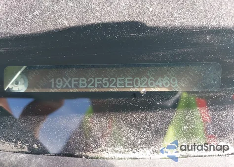 2014 Honda Civic Lx из США, поврежденный, VIN 19XFB2F52EE026469